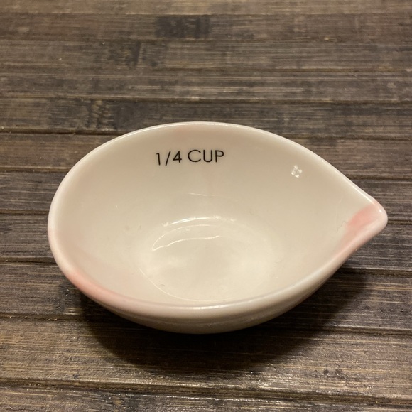 Marbled Porcelain Nesting Measuring Cups Pink/White - Picture 9 of 11